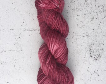 Hand Dyed Bulky Yarn, Knitting Yarn, 100% Superwash Merino Wool, 100g/137 yards