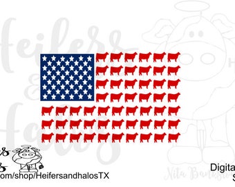 Download barbed wire flag usa svg cut file for cricut silhouettte