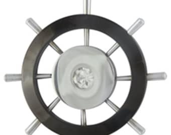 Large ship wheel (STAINLESS STEEL)
