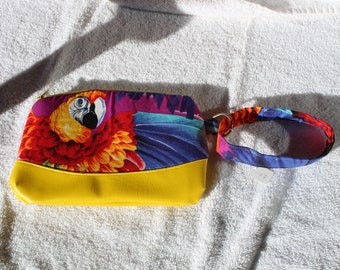 Parrot Clutch with a strap