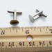 Quality CUFFLINKS Cufflink Blanks Backs Bases with 10mm Glue Pad Silver Tone Pick 12, 48, or 96 pieces