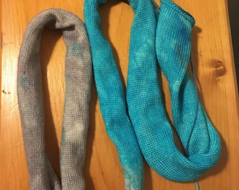 Sock blank teint à la main