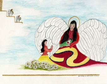 Baby Deliverance, Birth announment. 11" x 14" archival prints.