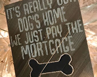 Cute dog sign | Etsy