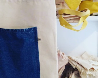 Totebag recycled jeans blouse