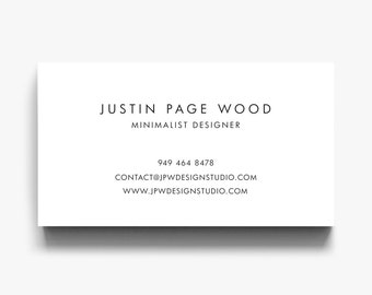 Business Card Design, Business Card Template, Business Cards, Calling Cards, Modern Business Cards, Calling Card, Minimalist Business Cards