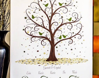 Family Tree - 16x20 - Personalized Family Tree Print