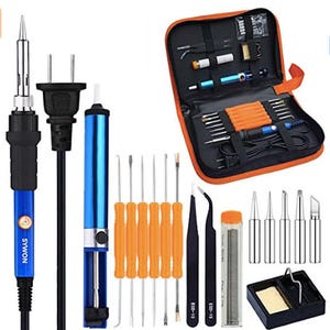 Wood Burning Leather Craft Tool Pen Pyrography Tool Variable Temperature Control Tips WoodBurning Set Drawing Woodburner Detailer Kit