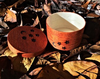 Handmade wooden gift box for jewelry storage. nr.504