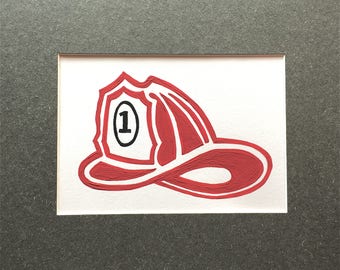 Simple and Sweet Fire Helmet