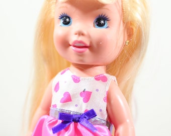 Vintage Hasbro 90s Tyco Surprise Hat Susie Doll, 1992 Surprise Hat Susies, Tyco Susie Doll, Vintage 90s Doll, Vintage Lil Miss Doll