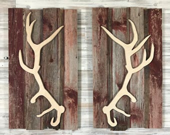 Wooden Antlers
