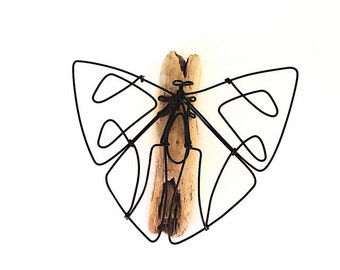 Butterfly Wire Sculpture, Wire Art, Minimal Art, 193216412