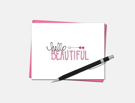 Hello Beautiful Card