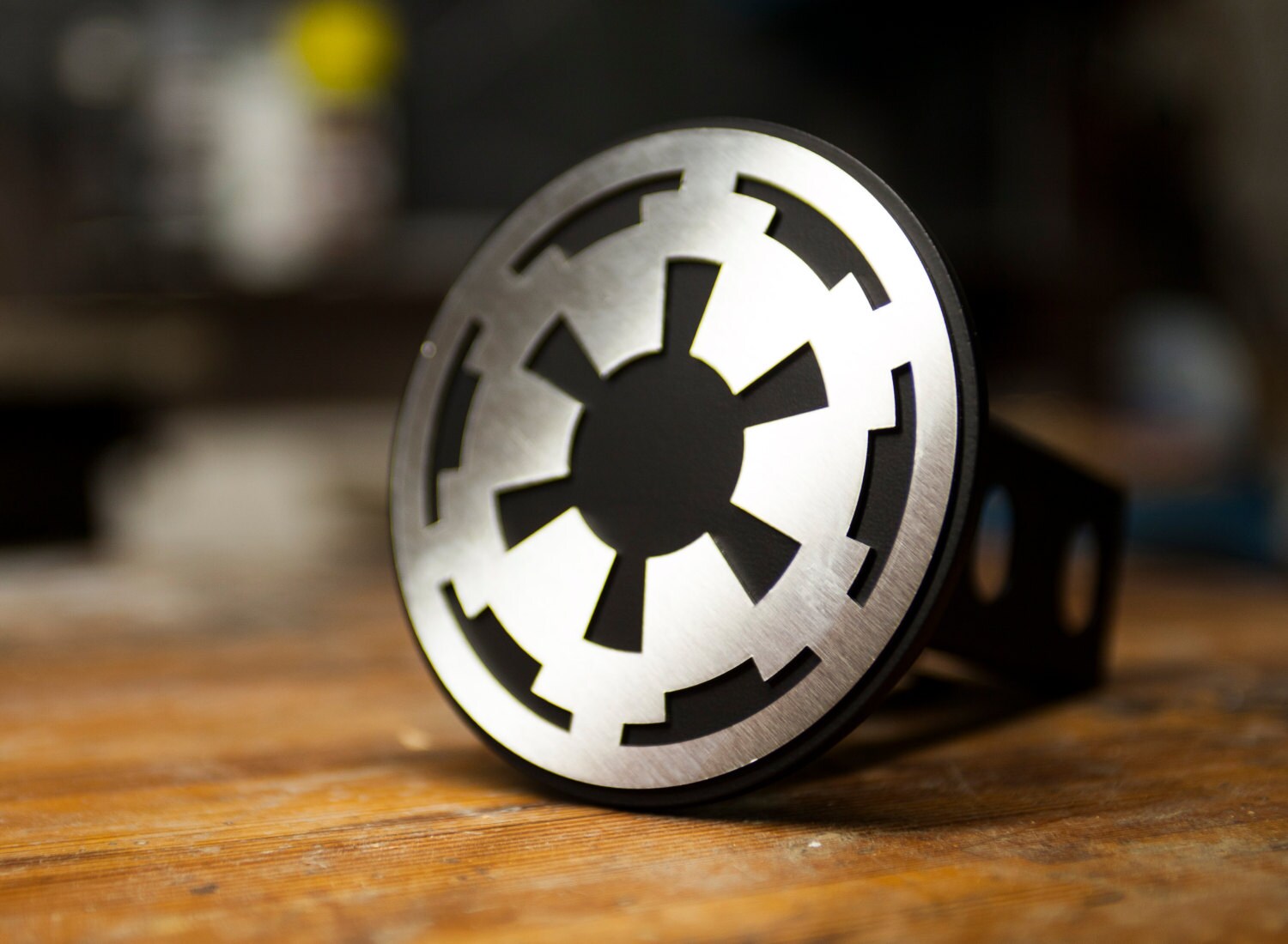 Star Wars Imperial Trailer Hitch Cover Stainless Steel Crest