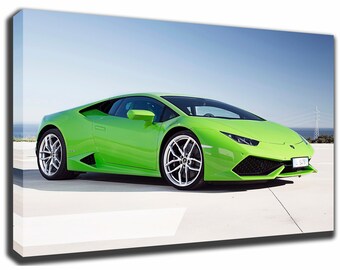 LAMBORGHINI HURACAN lp610 Canvas/Poster Wall Art Pin Up HD Gallery Wrap Room Decor Home Decor Wall Decor