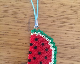 Watermelon zipper/bag charm