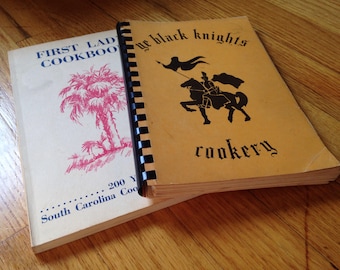 Two Vintage Fundraiser Cookbooks