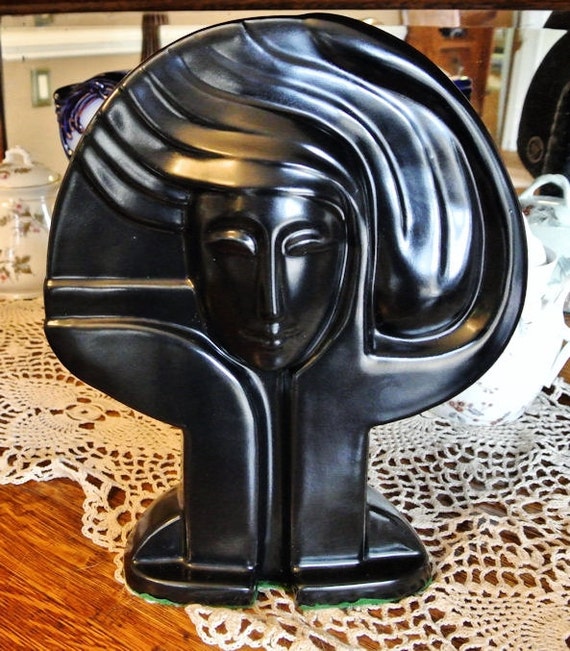 Mid Century Modernist Art Pottery / Deco Revival / Eames Era / Harris Potteries Statue
