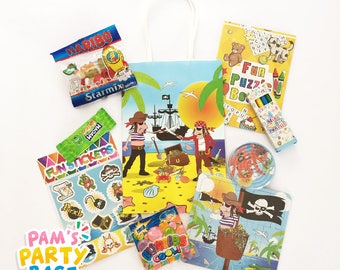 Children's Pre-filled Pirate Themed Party Bags