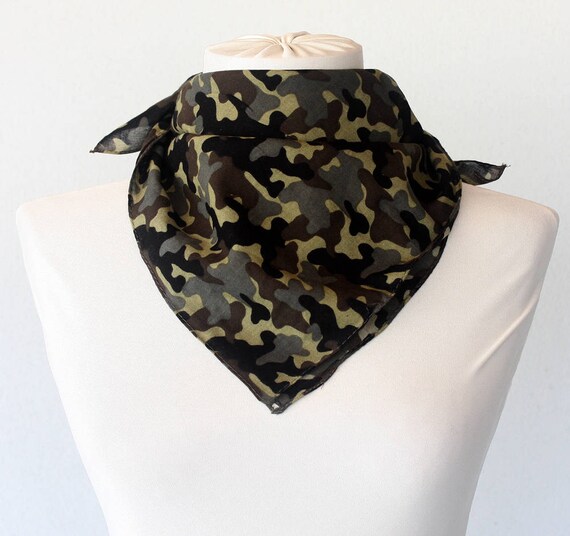 Camouflage bandana headband camo bandana head scarf cotton