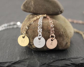 Initial chain-925 sterling silver-personalizable