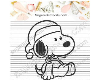 Snoopy stencil | Etsy