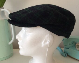Vintage wool beret cap