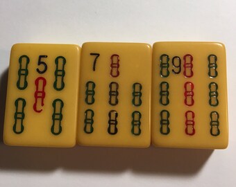 Vintage Bakelite Mahjong Tiles - sold individually