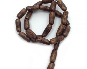 Salwagtuben, dark Olive, 16 mm, 1 strand, 24 pieces,