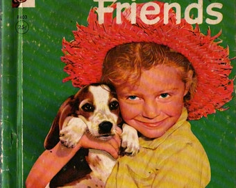Our Animal Friends a Rand McNally Elf Book + Virginia Hunter + 1956 + Vintage Kids Book