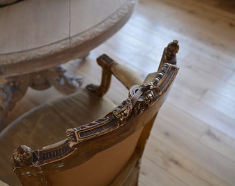Pretty Bergere Chair from France 1790-1820