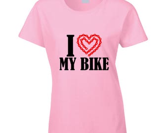 I Heart My Bike T Shirt
