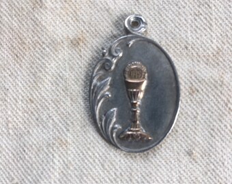 Silver holy grail pendant