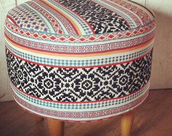 Small Bohemian pouf