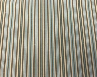Palmer Stripes On 100% Mid-Weight Cotton, By Waverly Fabrics