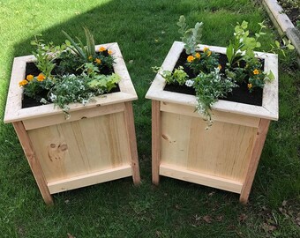 Rustic Box Planters, Wood Planter, Wood Box Planter, Outdoor Planter, Flower Box, Planter Stand, Large Planters, Flower Planter