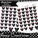 Disney Countdown Stickers - Disneyland Planner Stickers - Vacation Stickers - Happy Planner Stickers - Erin Condren Stickers - HS-45