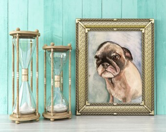 Personalized Pet Portrait Illustration