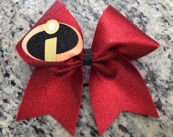 Incredibles bow - Incredibles cheer bow - Incredibles stunt group - Stunt group bows - Stunt group gifts - Cheer bows - Cheer gifts