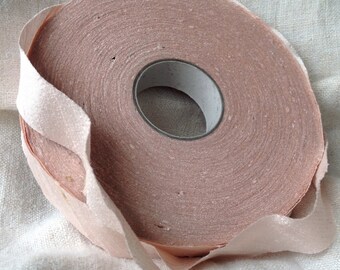 dupioni blush pink silk ribbon