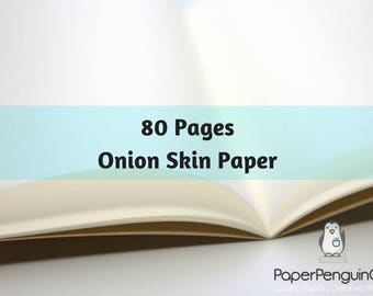 Midori Insert Onion Skin Paper Travelers Notebook Regular A5 Wide B6 B6 Slim Personal A6 Pocket Field Notes Passport Mini Blank Notebook