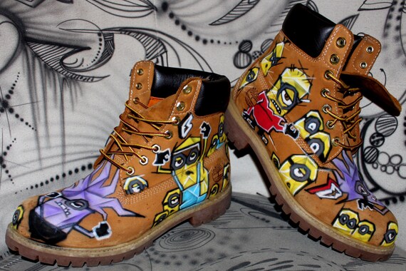 own jordans customize your Design Style custom Fashion graffiti Timberland airbrush Boots