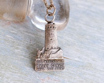 The Watchtower Necklace - Souvenir From Grand Canyon National Park Arizona