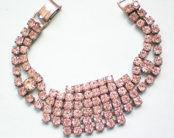 Glitzy Rhinestone Bracelet - 3496