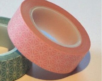 Masking tape roll 10 m washi tape-Scandinavian - pink