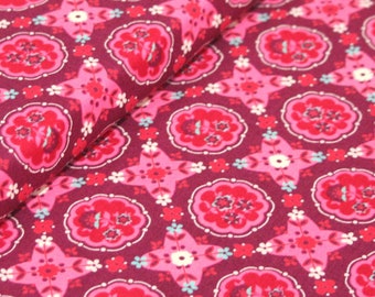 Liz Scott Fabric, Domestic Bliss by Liz Scott for Moda Fabrics, 18072-11 Kitchenette Eggplant