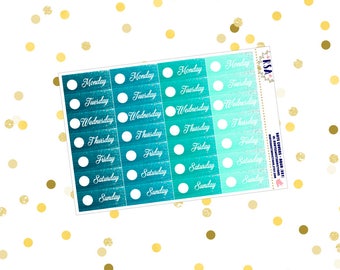 Date Covers - Aqua {281}