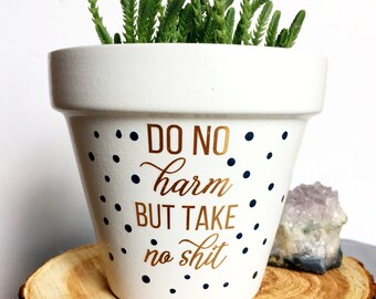 Flower pot sayings | Etsy