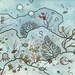 Custom animal art 8x10 whimsical watercolor ink